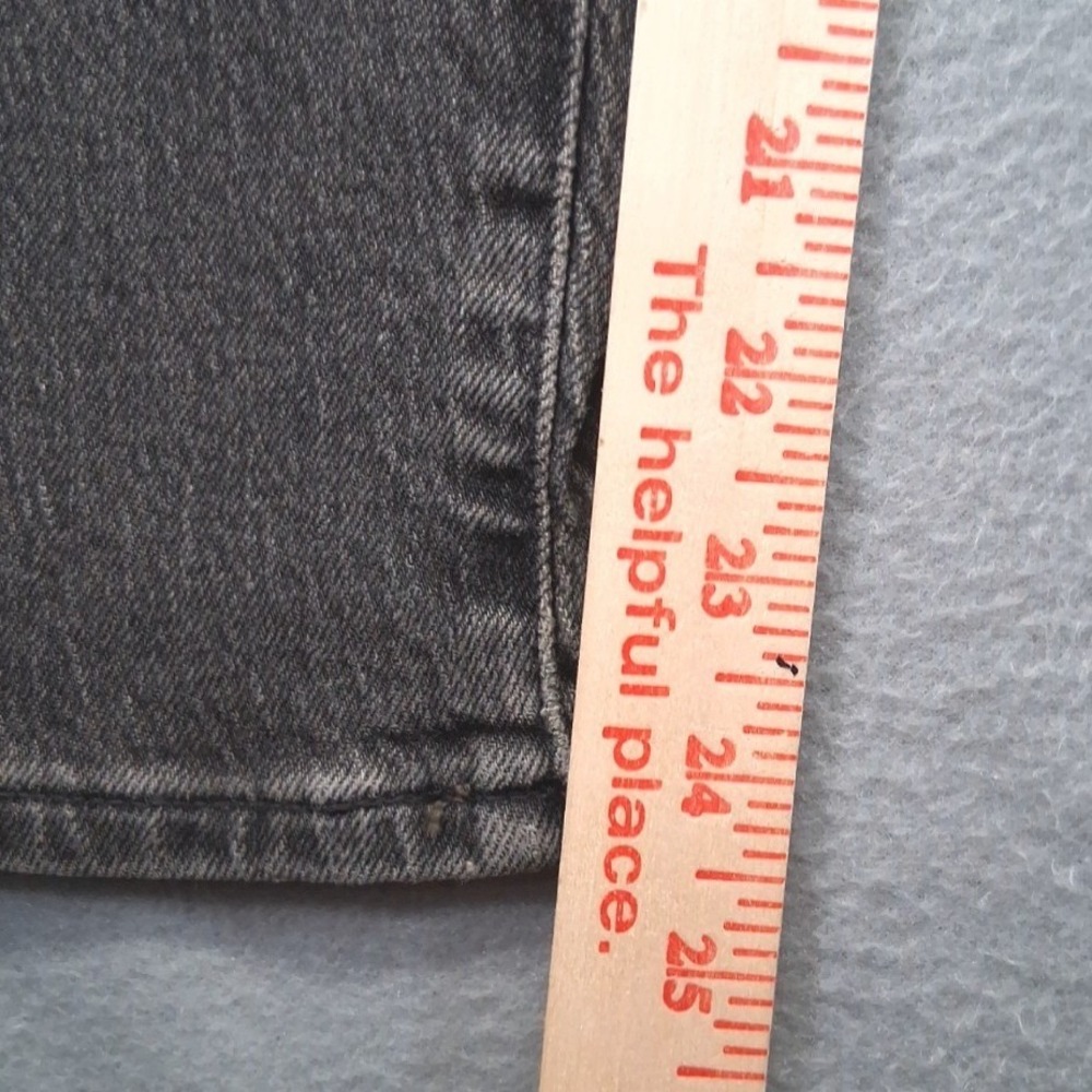 Madewell The‎ Perfect Vintage Jean Faded Black High Rise Straight Leg 28P - Picture 6 of 8
